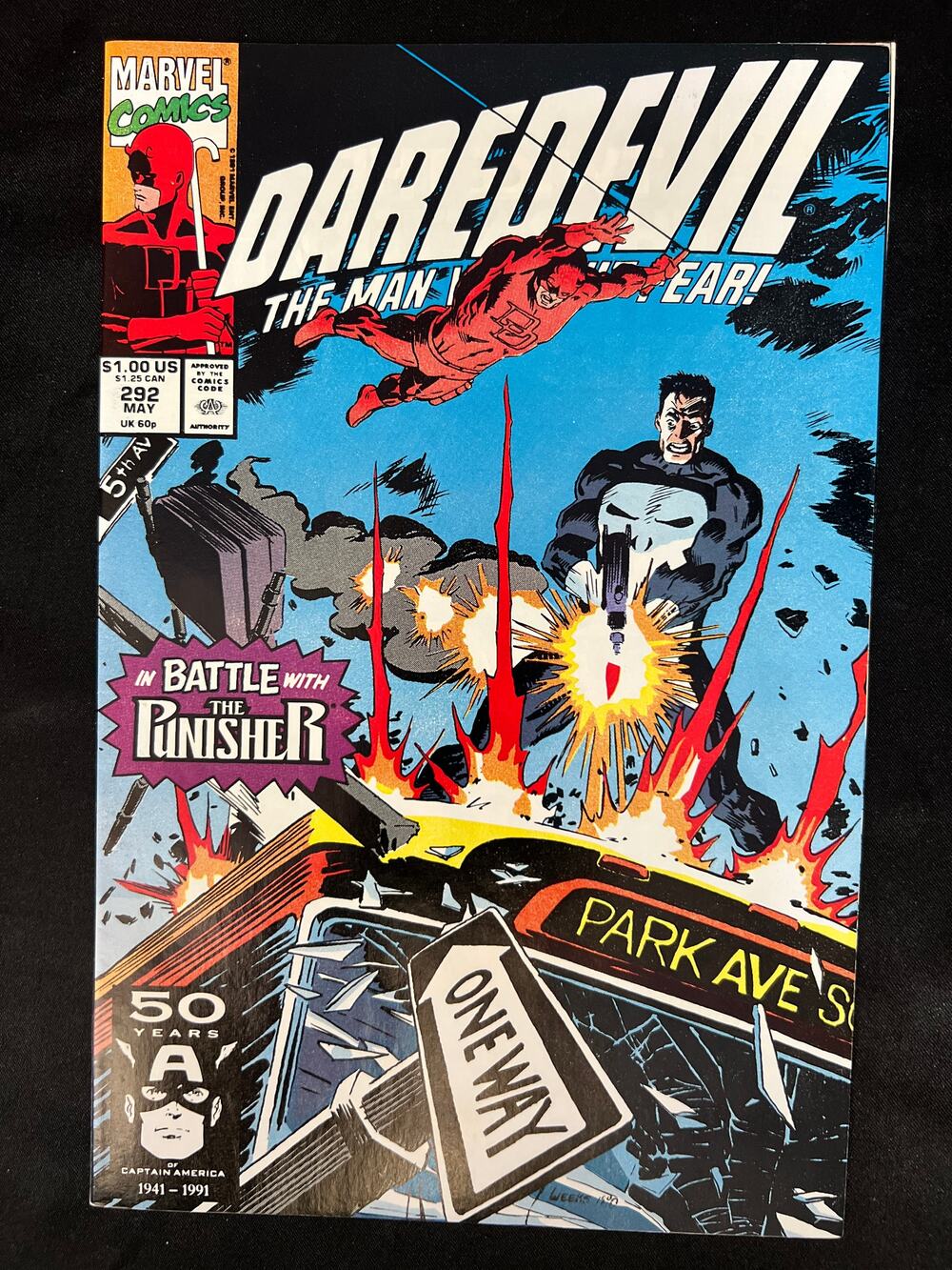 1991 Marvel "DAREDEVIL" #292 - Graded Very Fine/NM by Comic App